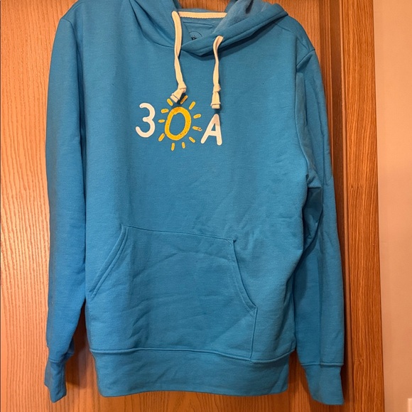 30A Tops - Vibrant Blue Sunburst Hoodie